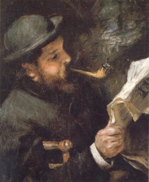 Claude Monet Reading